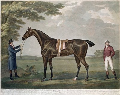 競走馬のダイヤモンド、1799年頃 作： John Nott Sartorius