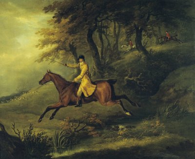 Thomas Oldaker, Huntsman to Berkeley, on his Hunter 
