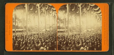 世界の平和ジュビリー、またはボストンコロシアム、1872 作： John P. Soule
