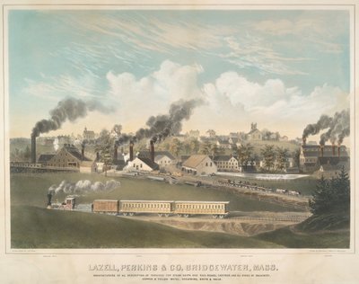 Lazell, Perkins & Co. マサチューセッツ州ブリッジウォーター。 作： John Perry Newell