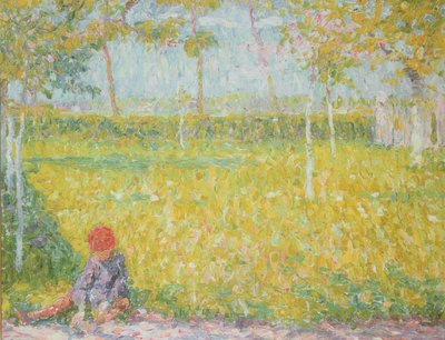 遊んでいる子供 作： John Peter Russell