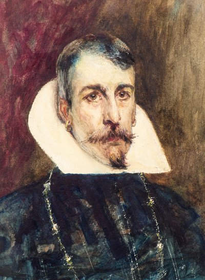 スペインのグランデ、1892年頃（水彩） 作： John Pettie