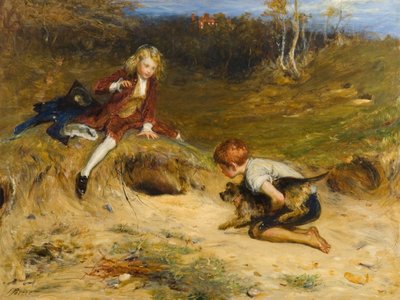 若い隠れ家 作： John Pettie
