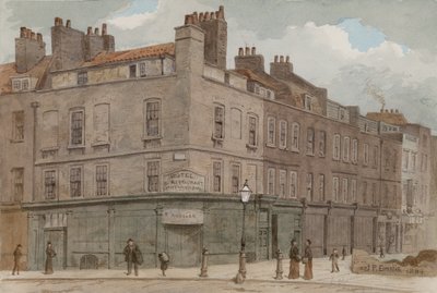 ロンドンのリトルニューポートストリートとライルストリートの角 作： John Phillipp Emslie