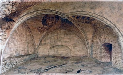 セント マイケルズ クリプト、アルドゲート、ロンドン、1876 年 作： John Phillipps Emslie