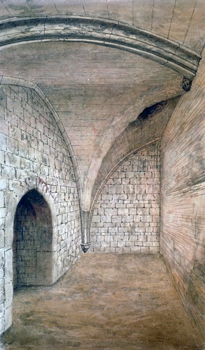 セント マイケルズ クリプト、アルドゲート、ロンドン、1876 年 作： John Phillipps Emslie