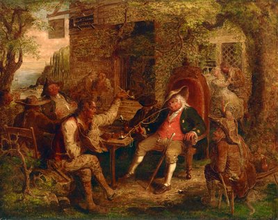 宿屋のウォルファート・ウェバー（ウォルファート・ウェバーの黄金の夢） 1857年 （油彩・キャンバス） 作： John Quidor