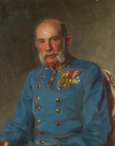 オーストリア陸軍元帥の制服を着た皇帝フランツ・ヨーゼフ1世 作： John Quincy Adams