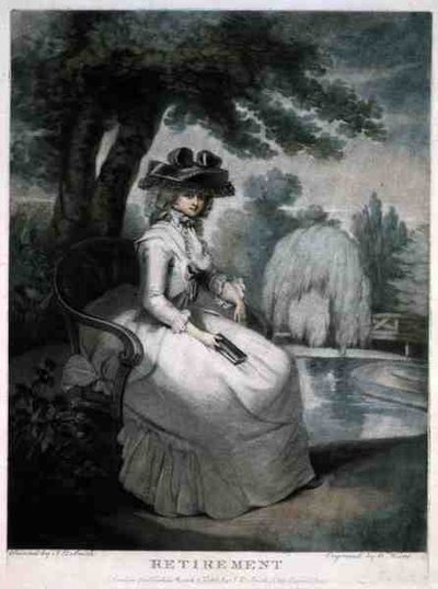 リタイヤ、ウィリアム・ウォード（1766-1826）の刻印、画家による出版物 作： John Raphael (after) Smith