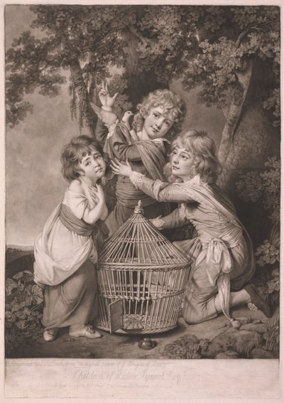 ウォルター・シノットの子供たち 作： John Raphael Smith