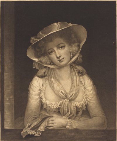 フィービー・ホップナー、1784年発行。 作： John Raphael Smith