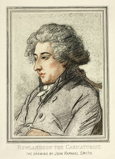 トーマス・ローランドソンの肖像、大英博物館の古い巨匠による複製画から 作： John Raphael Smith