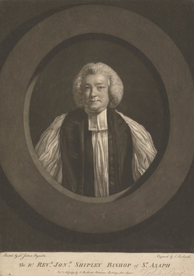 Pastori Jonathan Shipley, St. Asafin piispa 作： John Raphael Smith