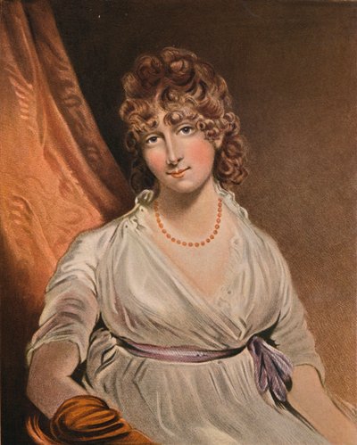 名誉あるブーベリー夫人、18世紀、1902年 作： John Raphael Smith