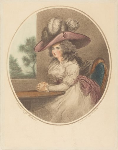 アン・ウォード・モーランド（デリア・イン・タウン） 作： John Raphael Smith after George Morland