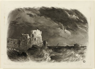 荒廃した海の城 作： John Rawson Walker