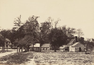 1865年4月、バージニア州メカニクスビル（アルブメンプリントを織り紙にマウント） 作： John Reekie