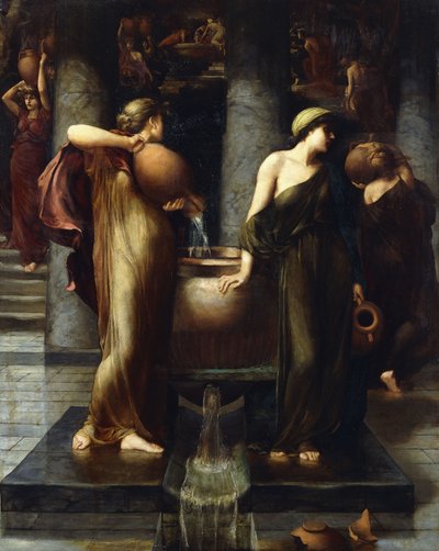 ダナイドの労働、1878 作： John Reinhard Weguelin