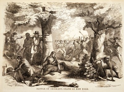 オリスカニーの戦い、ニューヨーク州、パブ。 1867 作： John Reuben Chapin