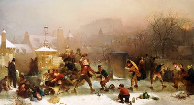 城の下のスライド、エジンバラ、1854 作： John Ritchie