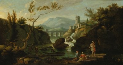 古典的な風景、1822-1826 作： John Ritto Penniman