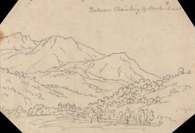 シャンベリーとモンメリアンの間 作： John Robert Cozens