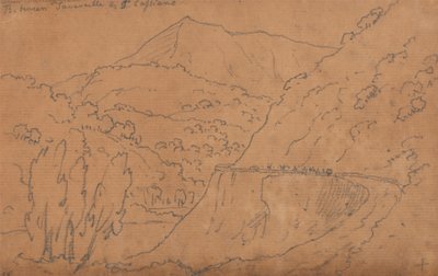Tavernelle と San Casciano の間 作： John Robert Cozens
