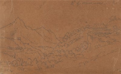 モーリエンヌのブラマン 作： John Robert Cozens