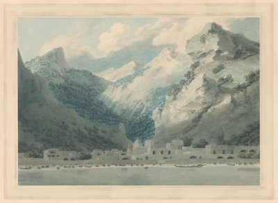 サレルノ湾のチェターラ 作： John Robert Cozens