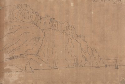 ジェノヴァの海岸 作： John Robert Cozens