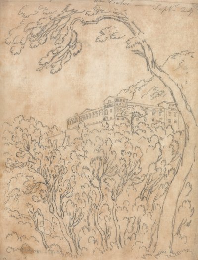 ヴィエトリ修道院 作： John Robert Cozens