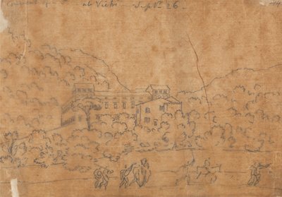 ヴィエトリ修道院、9月26日 作： John Robert Cozens