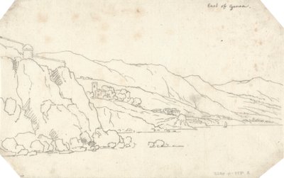 ジェノヴァの東 作： John Robert Cozens