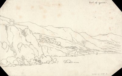 ジェノバ東部 作： John Robert Cozens