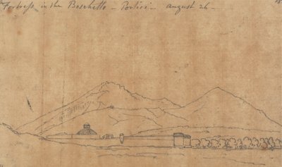 Linnoitus Boschettossa, Porticissa, 26. elokuuta 作： John Robert Cozens