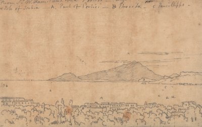 8 月 12 日、Portici の W. ハミルトン卿の別荘から 作： John Robert Cozens