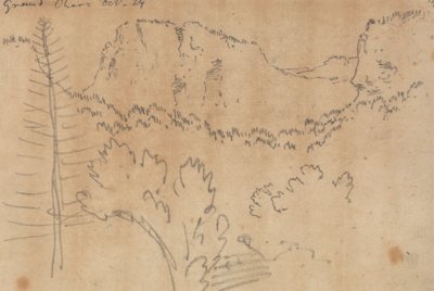 グラン・シャルトリューズ、10月24日 作： John Robert Cozens