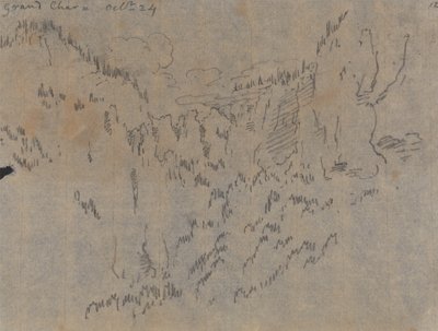 グラン・シャルトルーズ、10月24日 作： John Robert Cozens