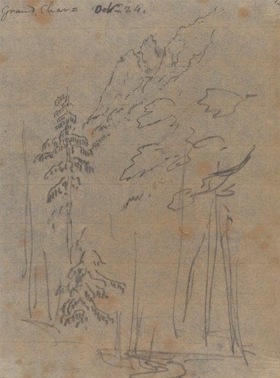 グラン・シャルトルーズ、10月24日 作： John Robert Cozens