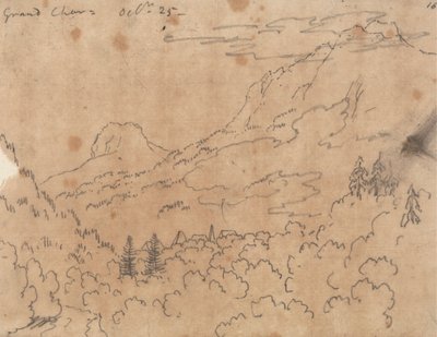 グラン・シャルトリューズ、10月25日 作： John Robert Cozens