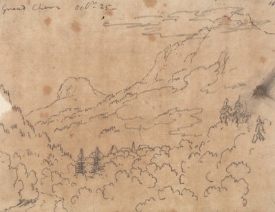 グラン・シャルトルーズ、10月25日 作： John Robert Cozens