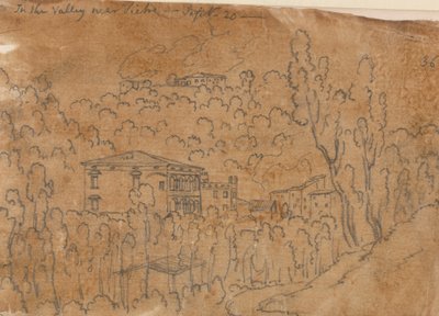 9月20日、ヴィエトリ近郊の谷にて 作： John Robert Cozens