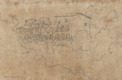 9月20日、ヴィエトリ近郊の谷にて 作： John Robert Cozens