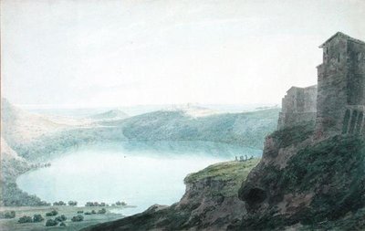 ネミ湖 作： John Robert Cozens