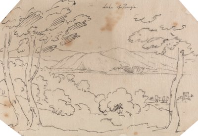 ペルージャ湖 作： John Robert Cozens