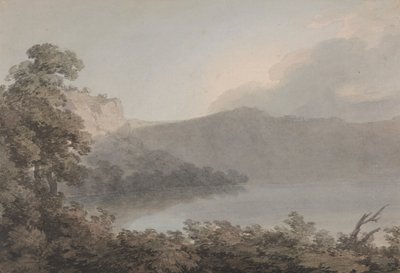 ローマとフィレンツェの間にあるヴィコ湖 作： John Robert Cozens