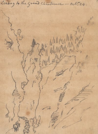 10月24日、グラン・シャルトルーズに至る 作： John Robert Cozens
