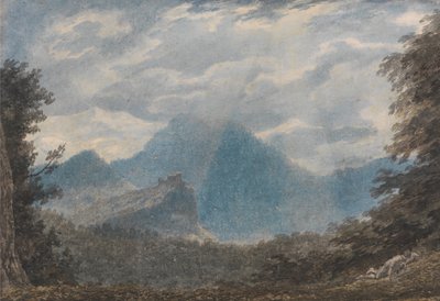 モンテ・デッラ・マドンナ、アルグア近郊 作： John Robert Cozens