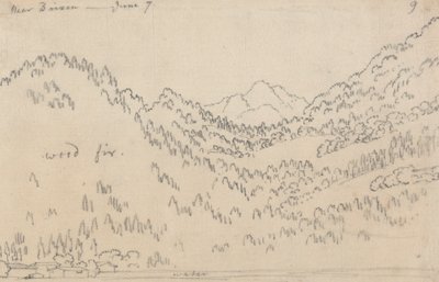 ブリクセン近郊、6月7日 作： John Robert Cozens