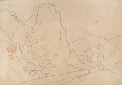 シェーンベルク近郊 作： John Robert Cozens